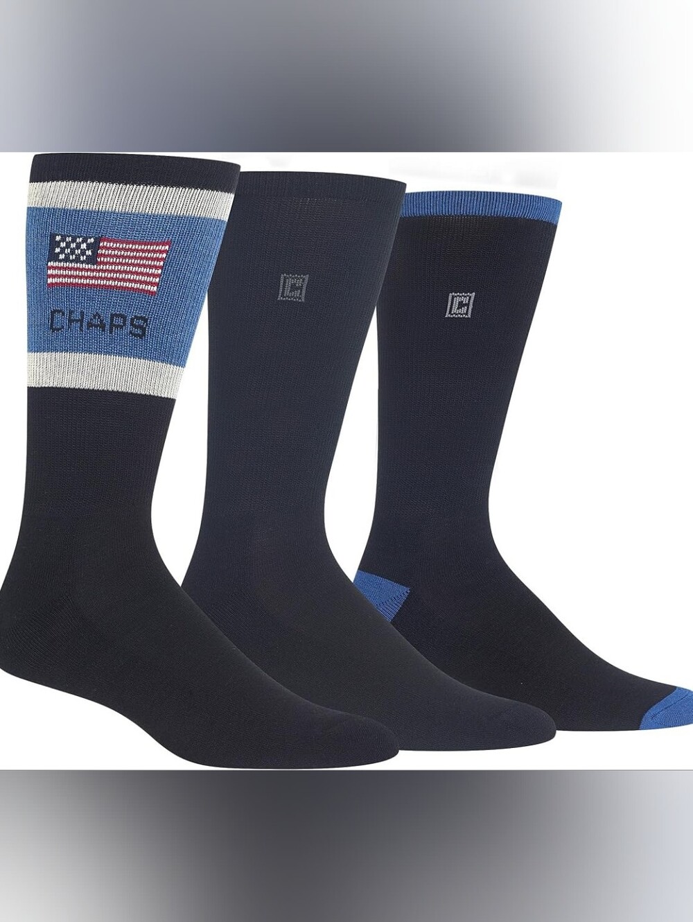 Chaps Men's Performance Casual Socks 3 Pair